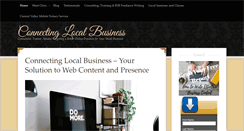 Desktop Screenshot of connectinglocalbusiness.com